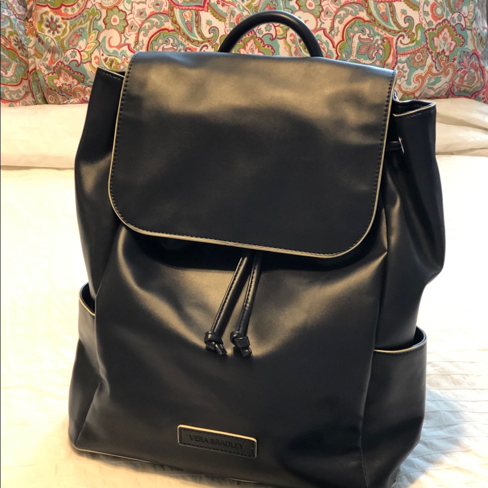 Vera Bradley Drawstring Backpack w/matching wallet